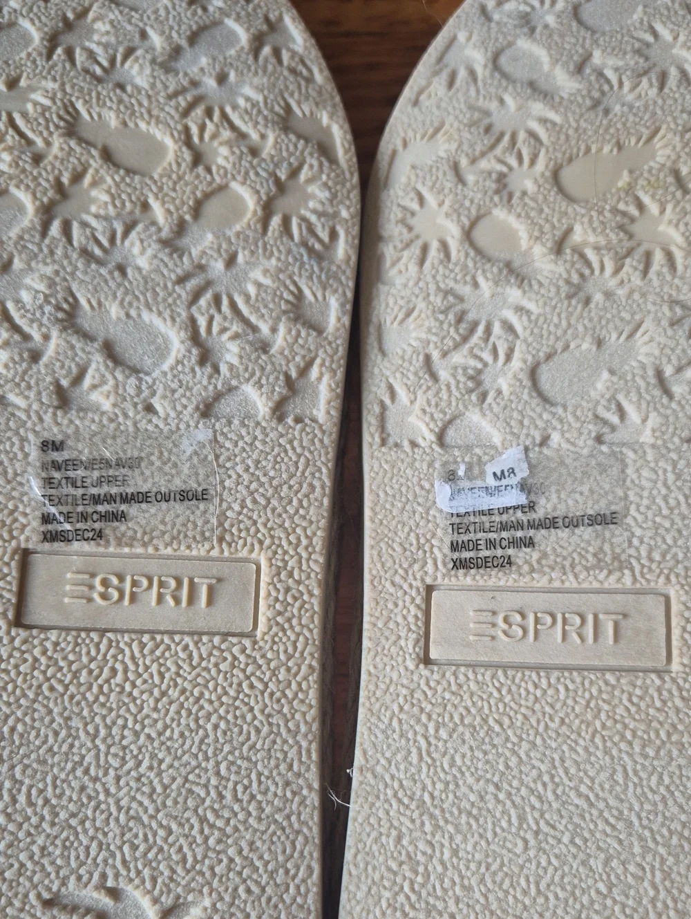 Esprit White Lace Espadrille Slip-Ons, size 8 NWOB